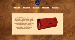 Desktop Screenshot of leatherstile.com