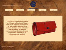 Tablet Screenshot of leatherstile.com
